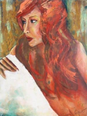 Kaufen Sie jetzt das Bild Rostschopf von Regina Maier in unserem Shop!