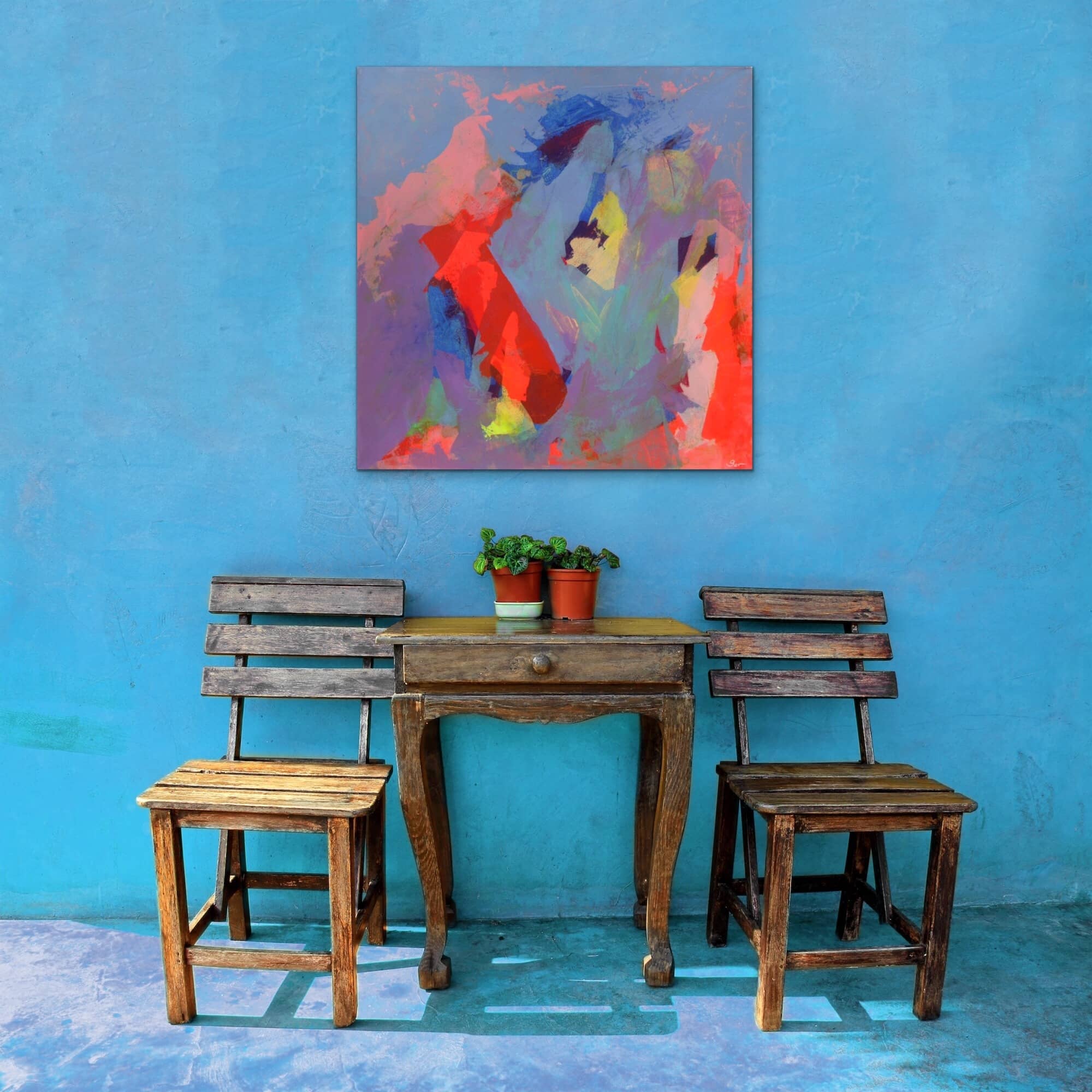 Ein Tag am Meer Ein Gemälde von Iris Marisa Neuner in unserem Shop